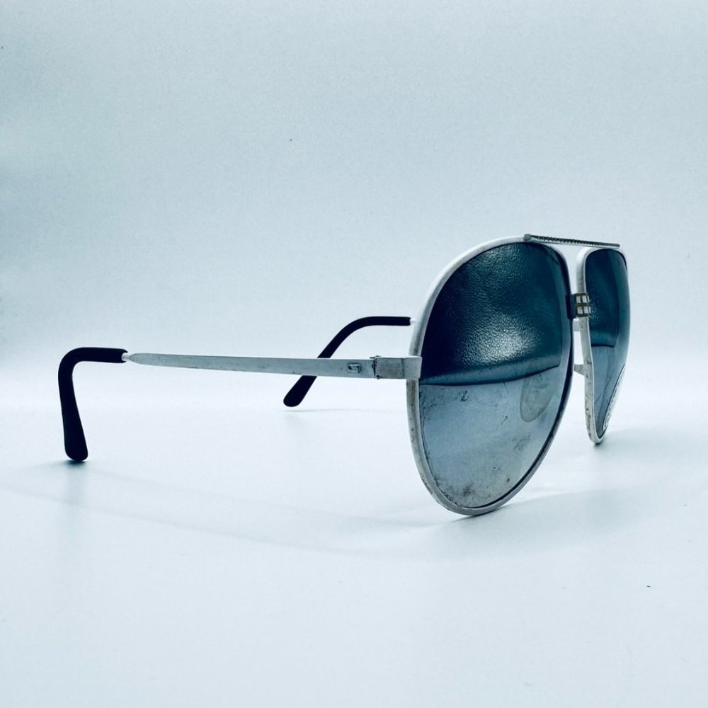 Vintage Visage 104207 White Pilot Sunglasses Frames Only